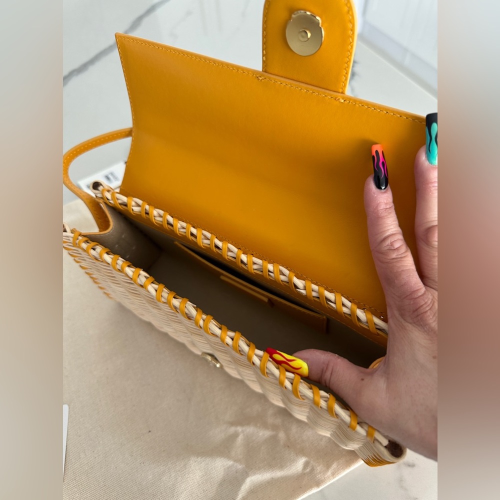 Jacquemus Le Bambino Long Osier Shoulder Bag - Picture 9 of 10